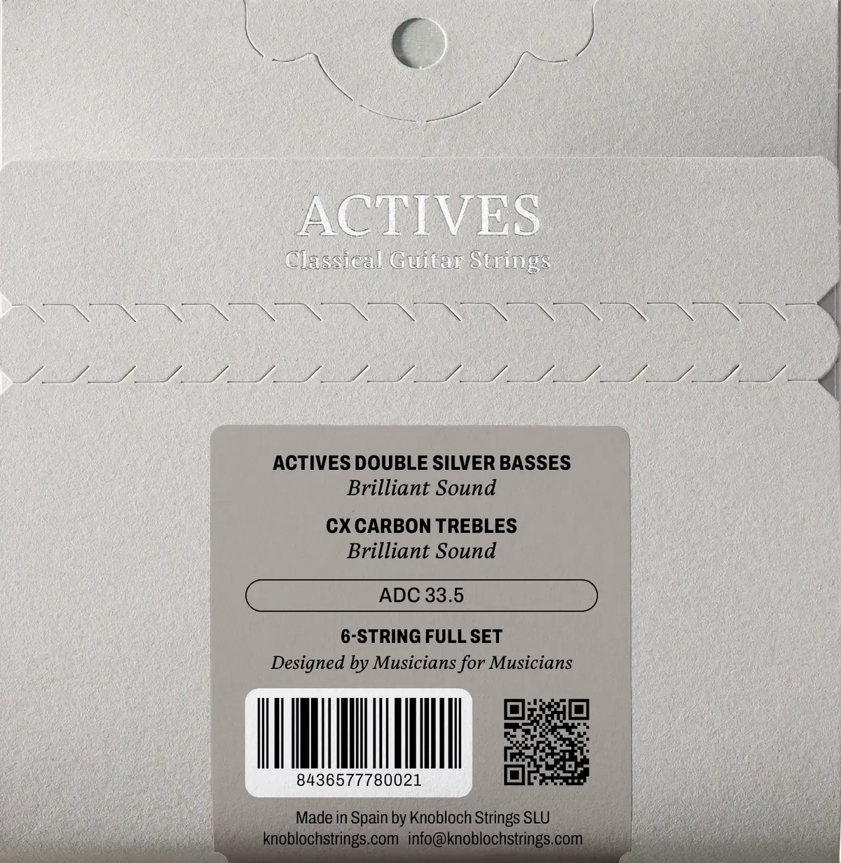 Knobloch ADC 33.5 Double Silver CX Carbon - Medium Tension