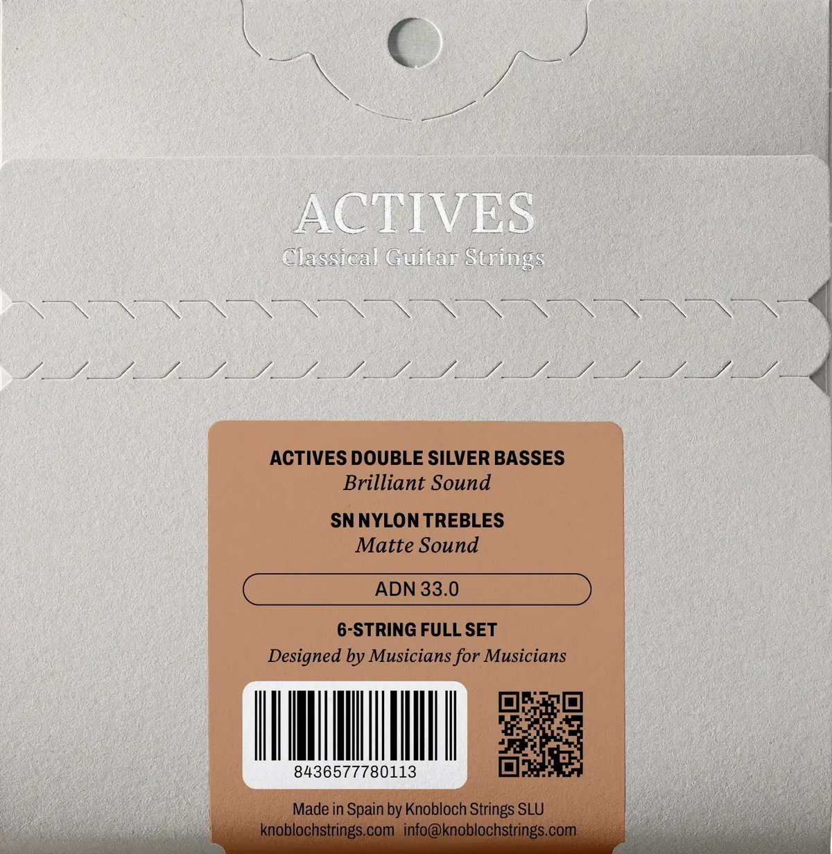 Knobloch ADN 33.0 Double Silver SN Nylon - Low Tension