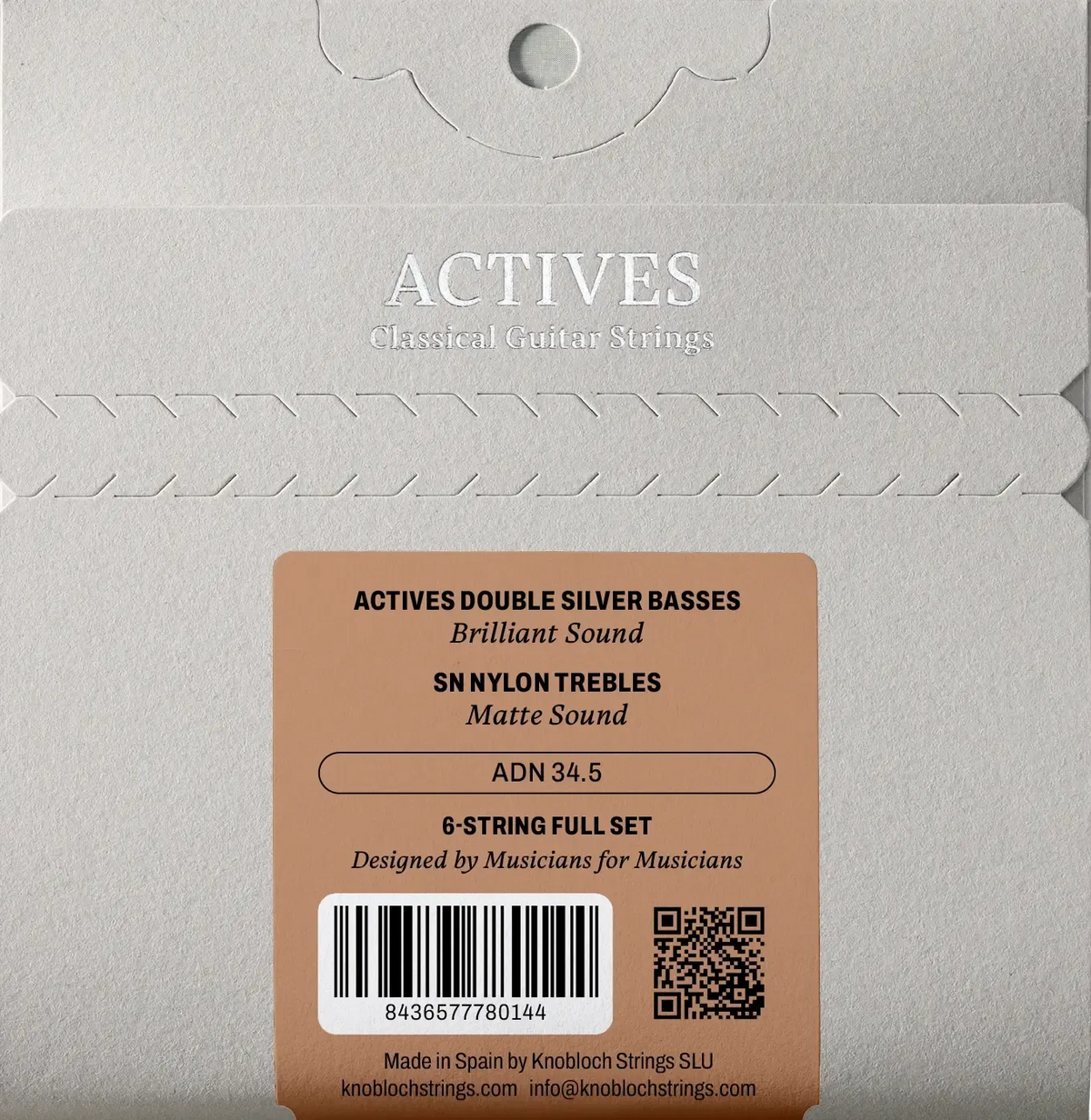 Knobloch ADN 34.5 Double Silver SN Nylon - High Tension