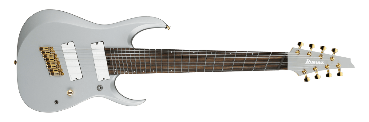 Ibanez Axe Design Lab RGDMS8 Multi-Scale 8-String Electric Guitar - Classic Silver Matte