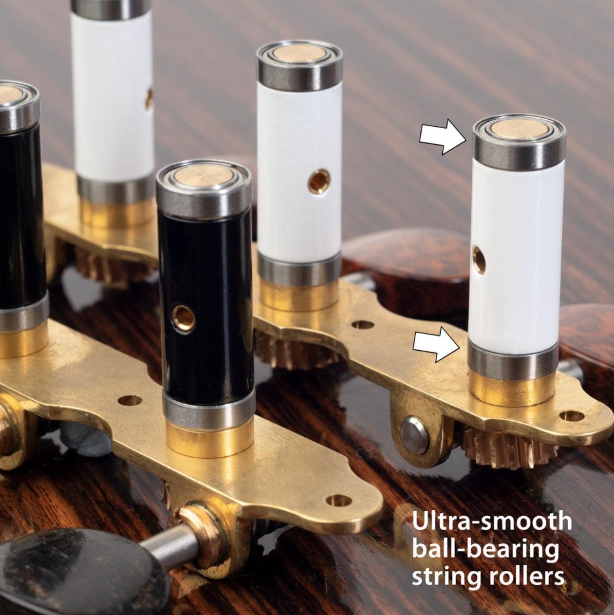 Sloane Classical Guitar Tuners with Ivoroid Knobs and Deco Baseplates