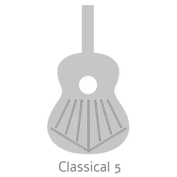 Alhambra 6 Ebony Blanco Classical Guitar