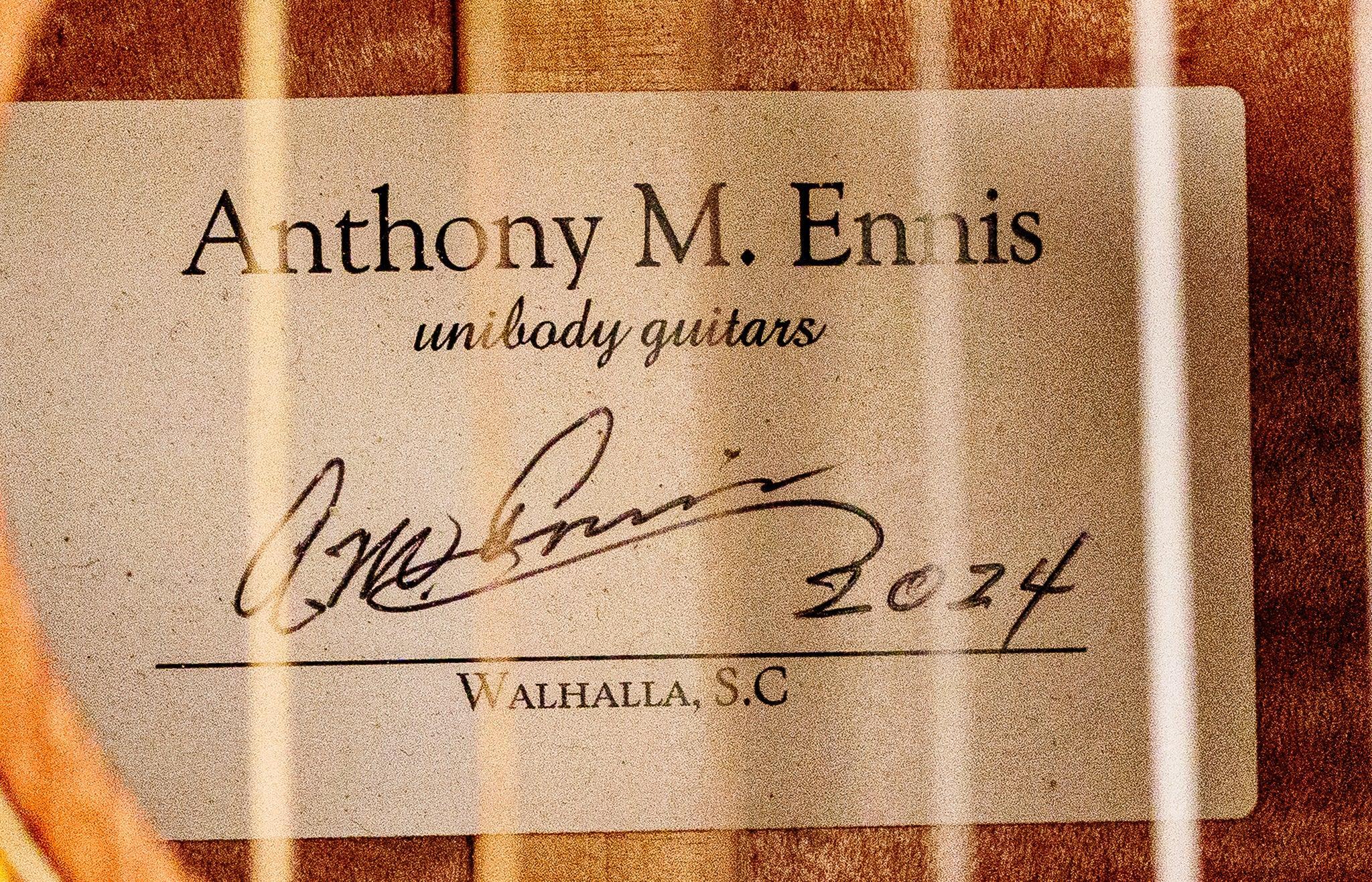 Tony Ennis Classical Guitar - 2024 Maple / Redwood