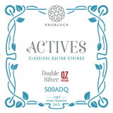 Knobloch 500ADQ - Actives - Double Silver QZ Nylon - High Tension - Classical Guitar Strings