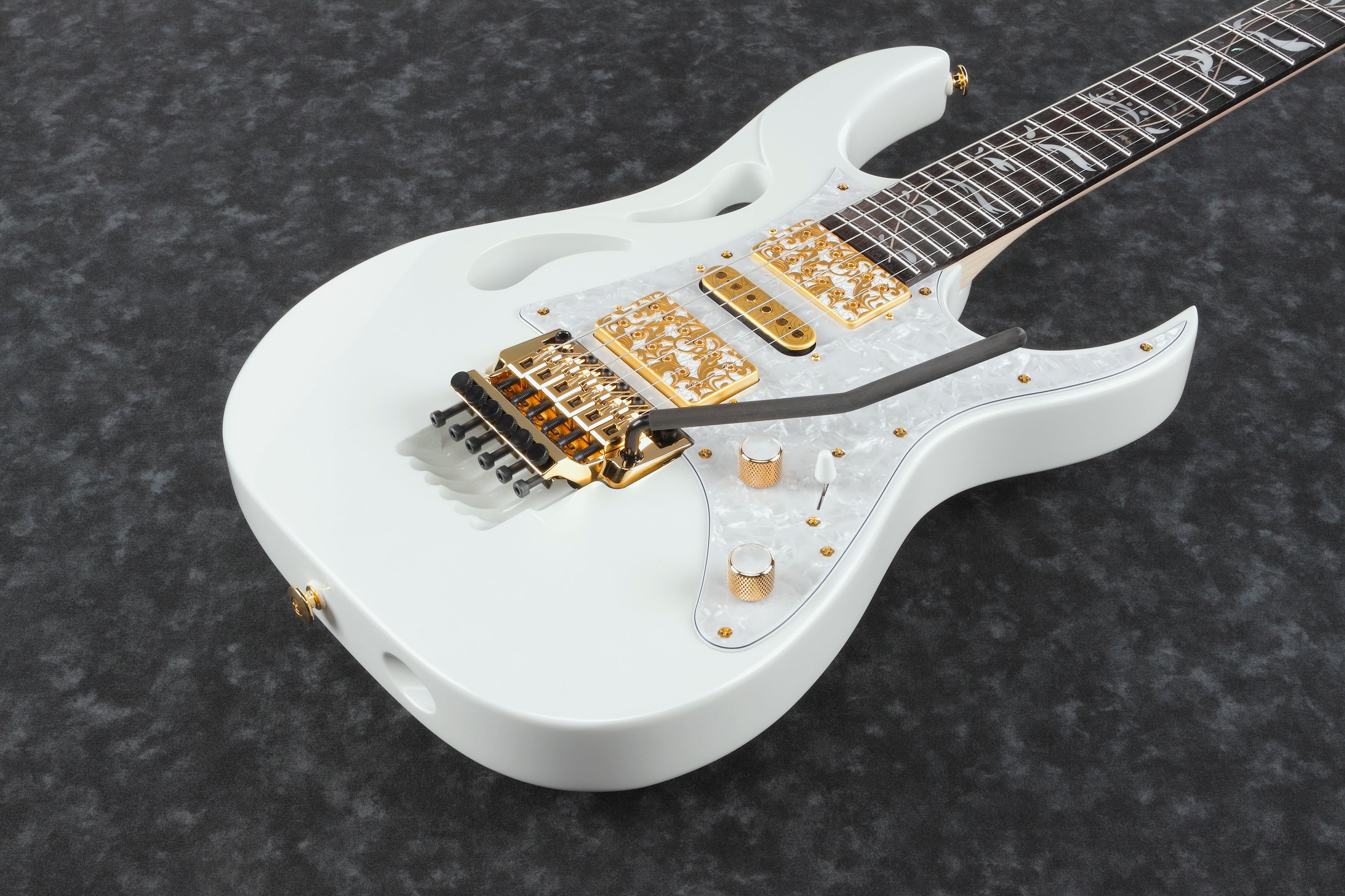 Ibanez Steve Vai Signature PIA3761 Electric Guitar -Stallion White