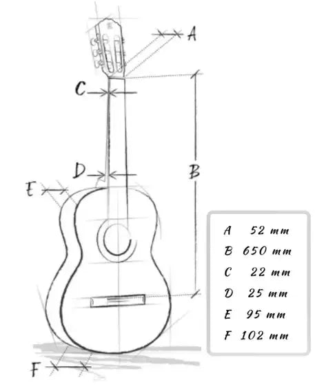 Alhambra 6 Ebony Blanco Classical Guitar