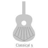 Alhambra 6 Ebony Blanco Classical Guitar