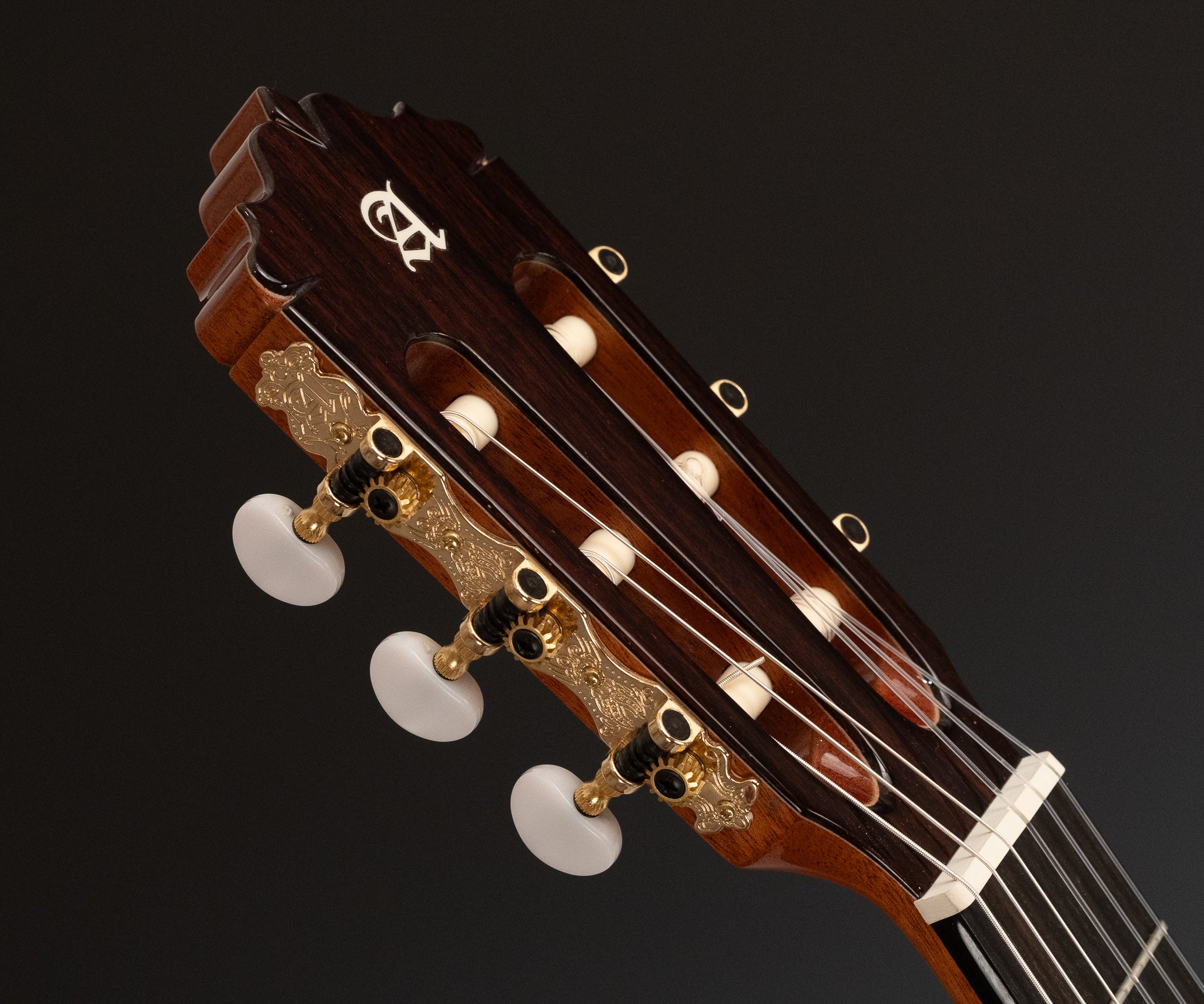 Alhambra 6 Ebony Blanco Classical Guitar