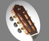 Cordoba Flower Pedal Tuning Machines - BASS SIDE ONLY