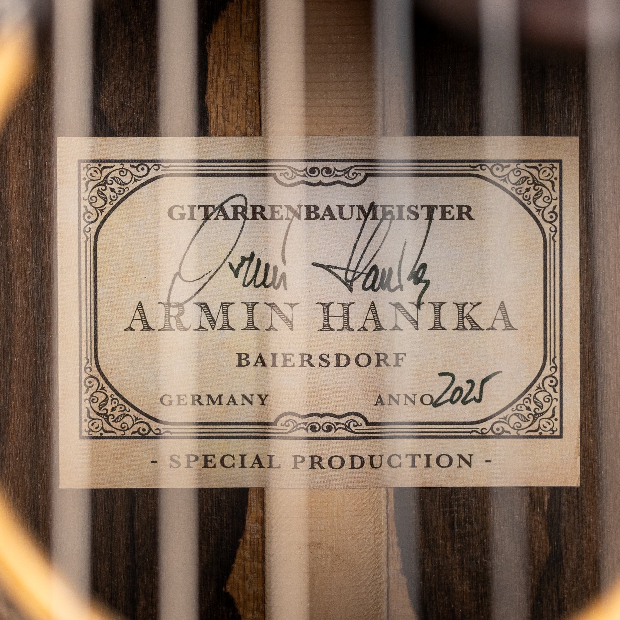Hanika HE Double Top Custom - Spruce Top Classical Guitar
