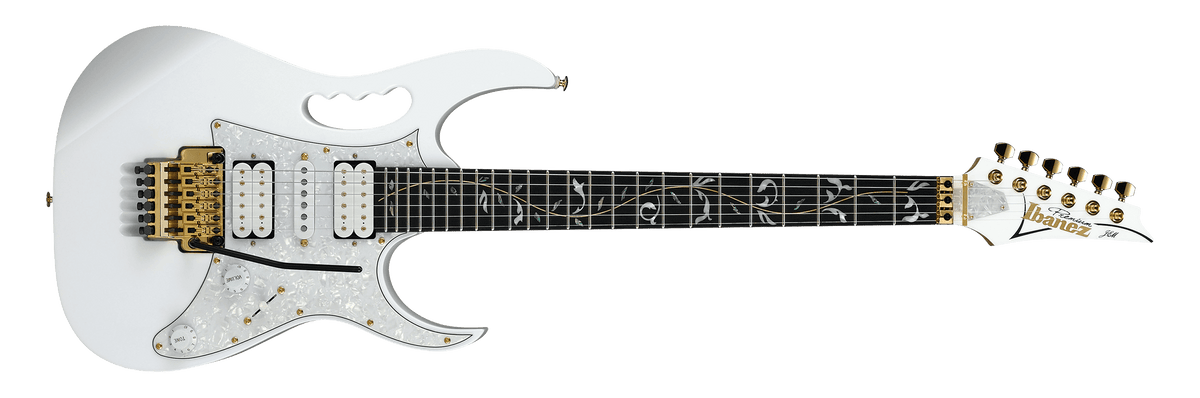 Ibanez JEM7VP Steve Vai Signature Premium Electric Guitar - White