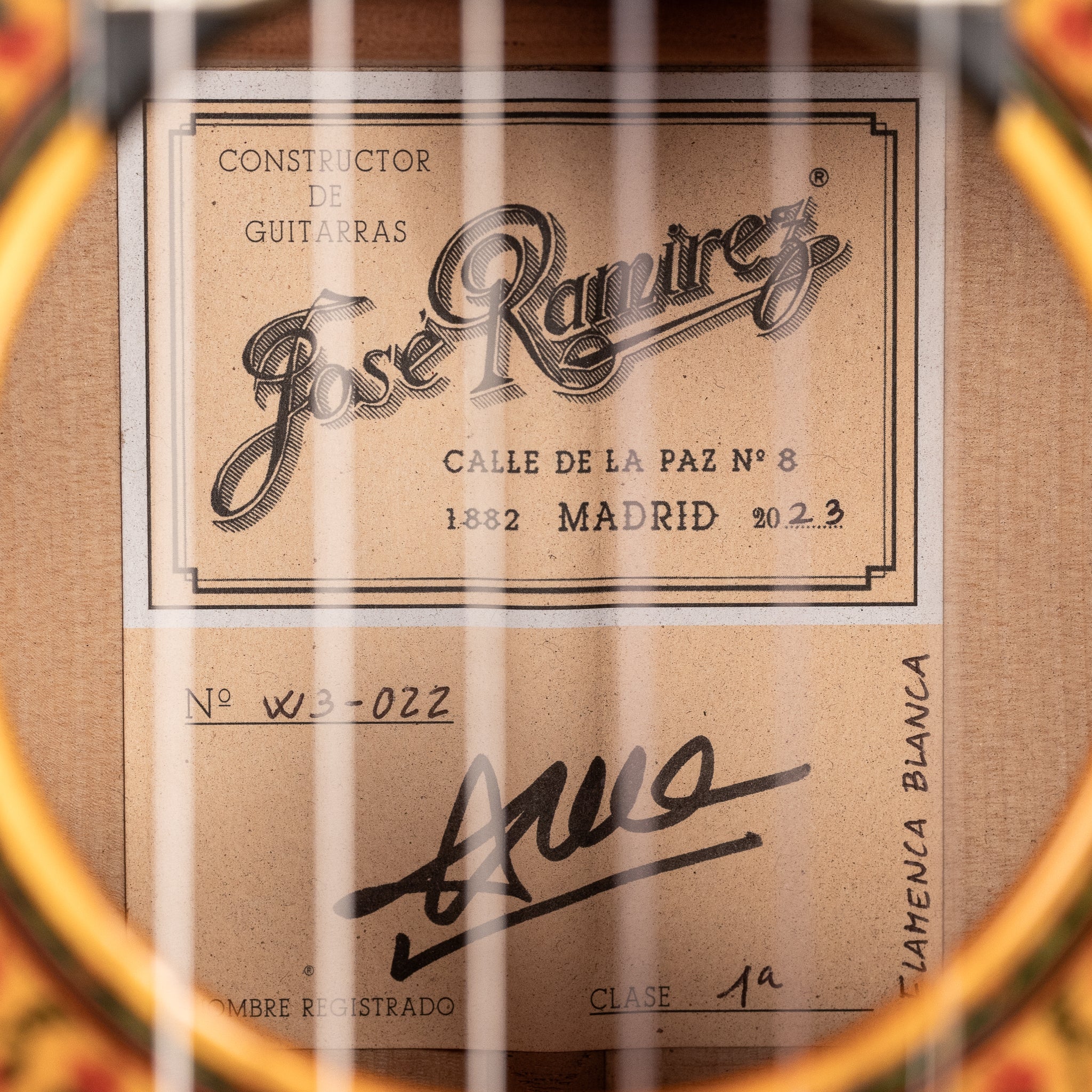 Ramirez Flamenca Blanca 1A Flamenco Guitar 2023 Model