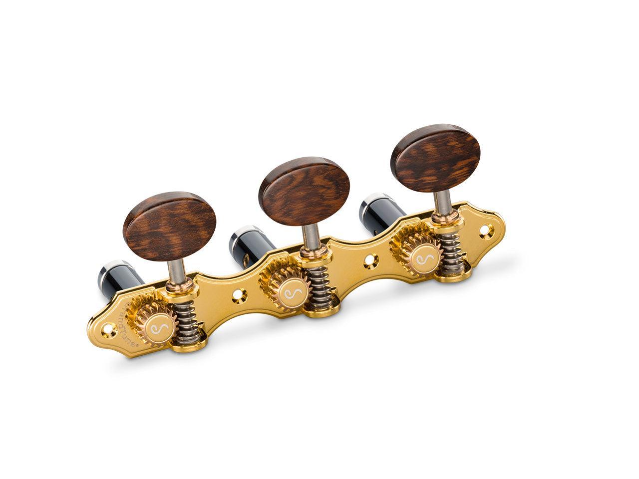 Schaller GrandTune Hauser Tuning Machines - Gold / Snakewood / Black / Deluxe