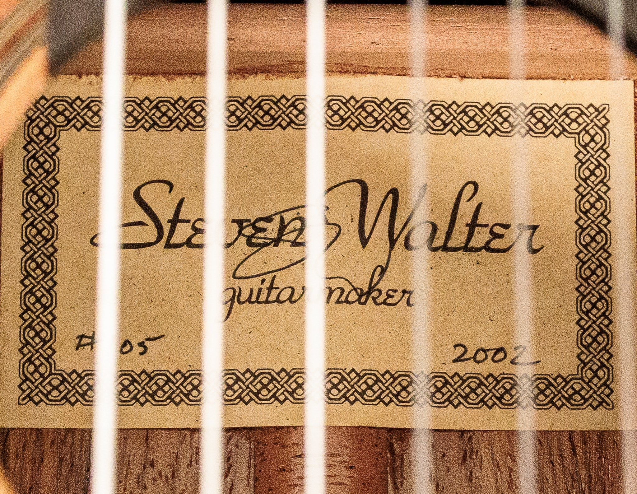 Steven Walter 2002 - Cedar & Brazilian Rosewood