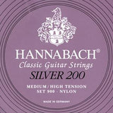 Hannabach Silver 200 Set 900 Medium/High Tension